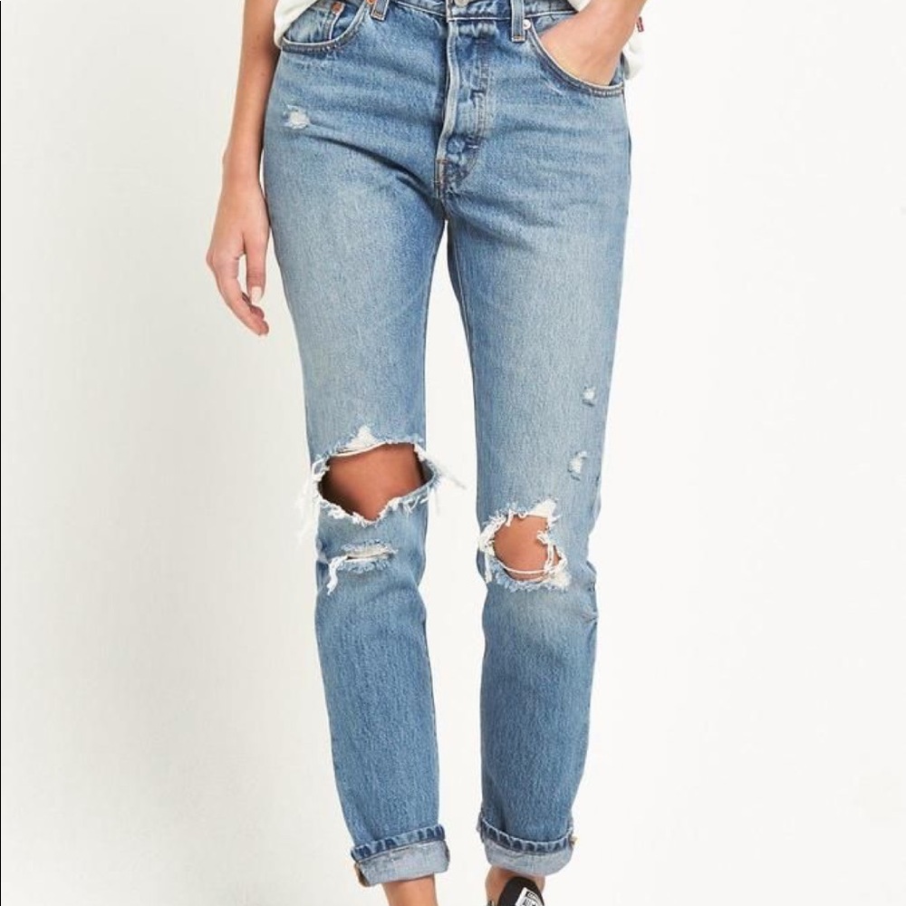 Levi’s 501 Skinny Crop High Rise Jeans